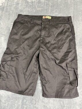 GS-115 Mens Black Cargo Shorts Size 42